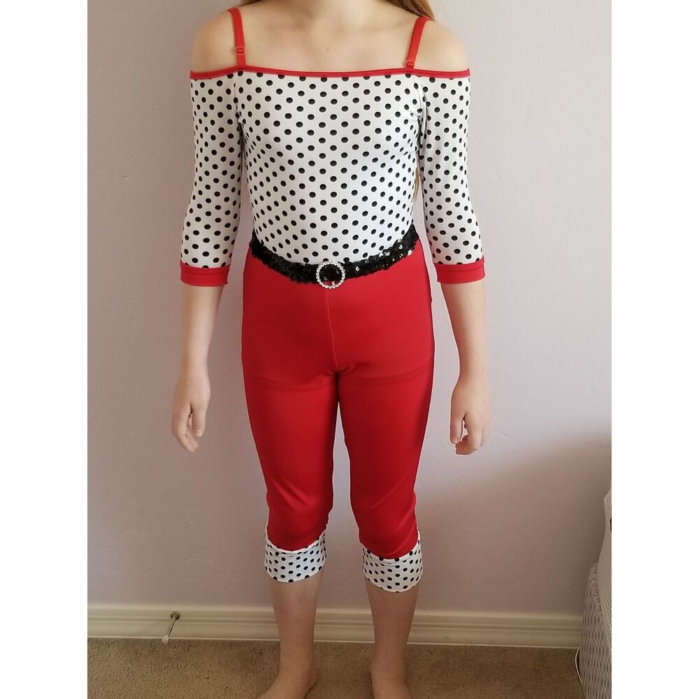 Cicci Kids' Dancewear/costume, leotard and matching pants. Size Large (Child)